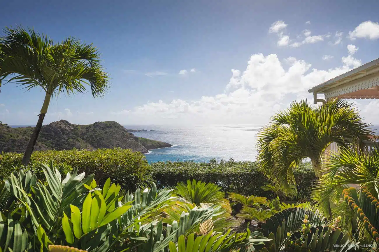 Sea view from the villa Joy Gouverneur in st Barth
