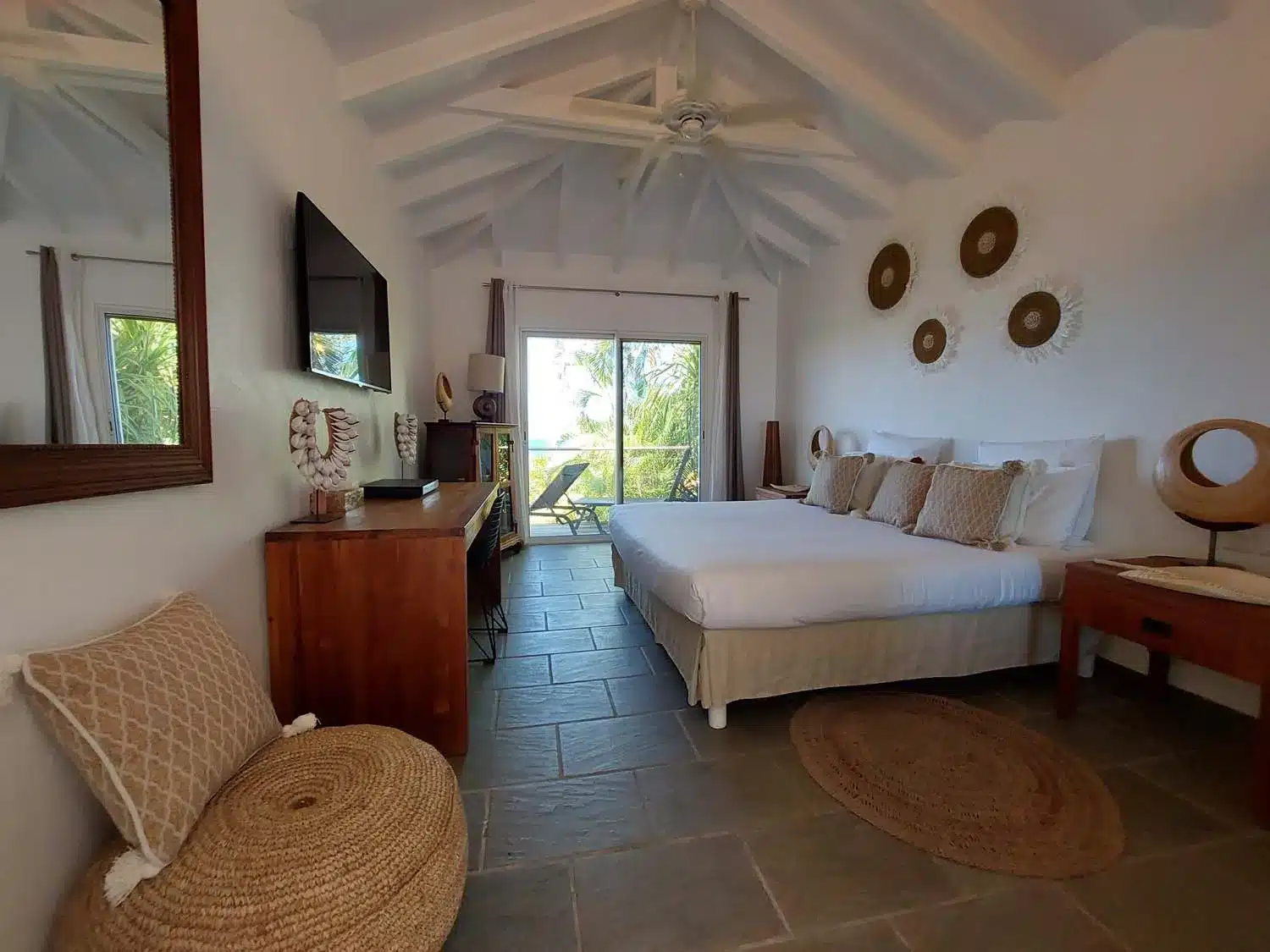 Bedroom in Milonga villa - luxury villa for rent in St Barts