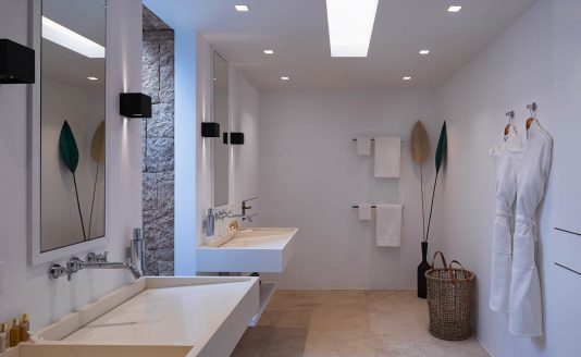 Bathroom from the Epicure villa in Saint Barthelemy
