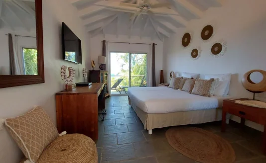 Bedroom in Milonga villa - luxury villa for rent in St Barts
